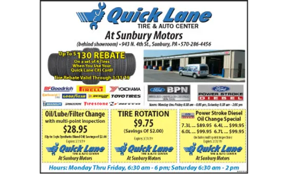 Get the Best Deals on Ford Quick Lane Service